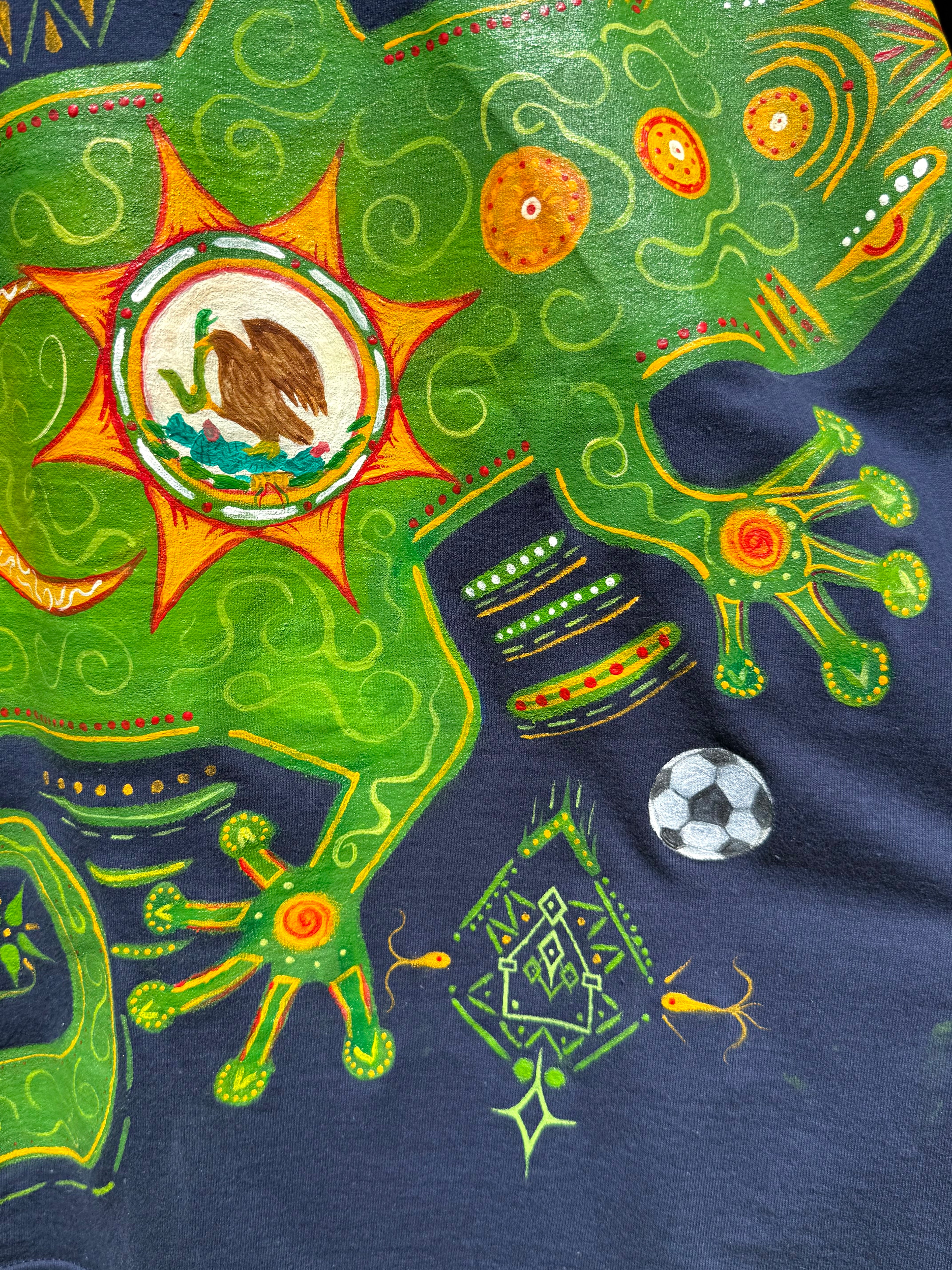Mexico soccer ⚽️ Hand Painted Tshirt