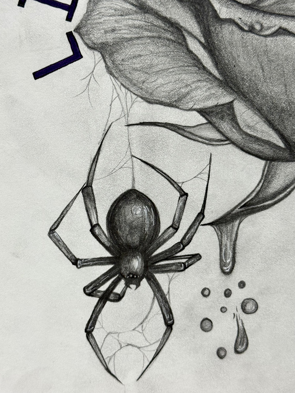 Life Finds A Way Original Drawing