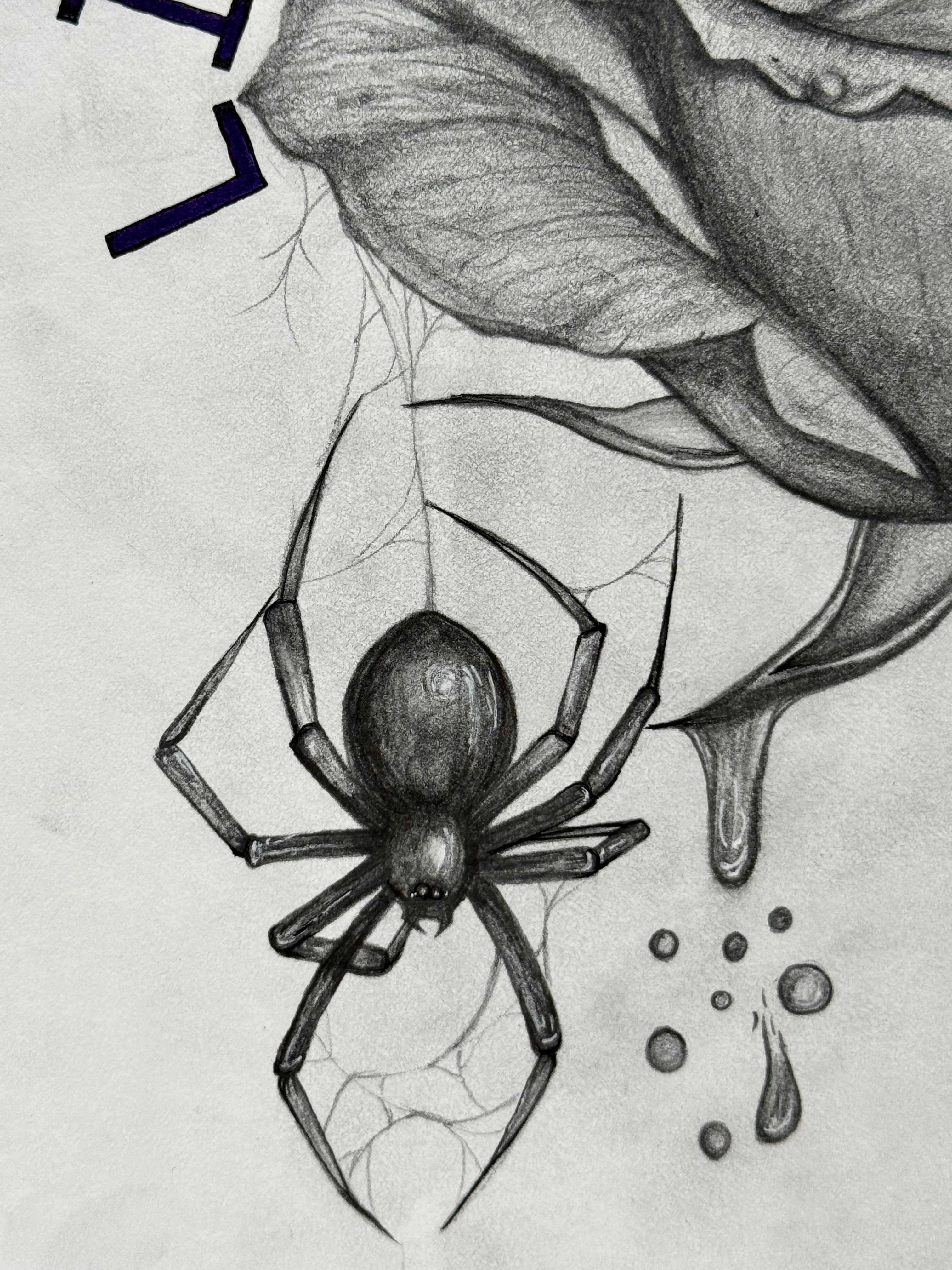 Life Finds A Way Original Drawing