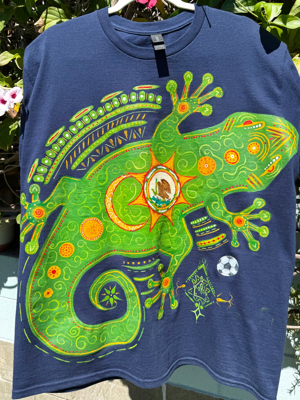 Mexico soccer ⚽️ Hand Painted Tshirt