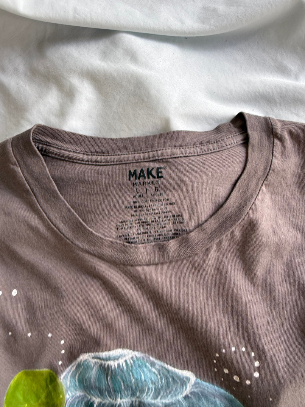 Space Jellyfish Hand Painted Tshirt