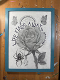 Life Finds A Way Original Drawing