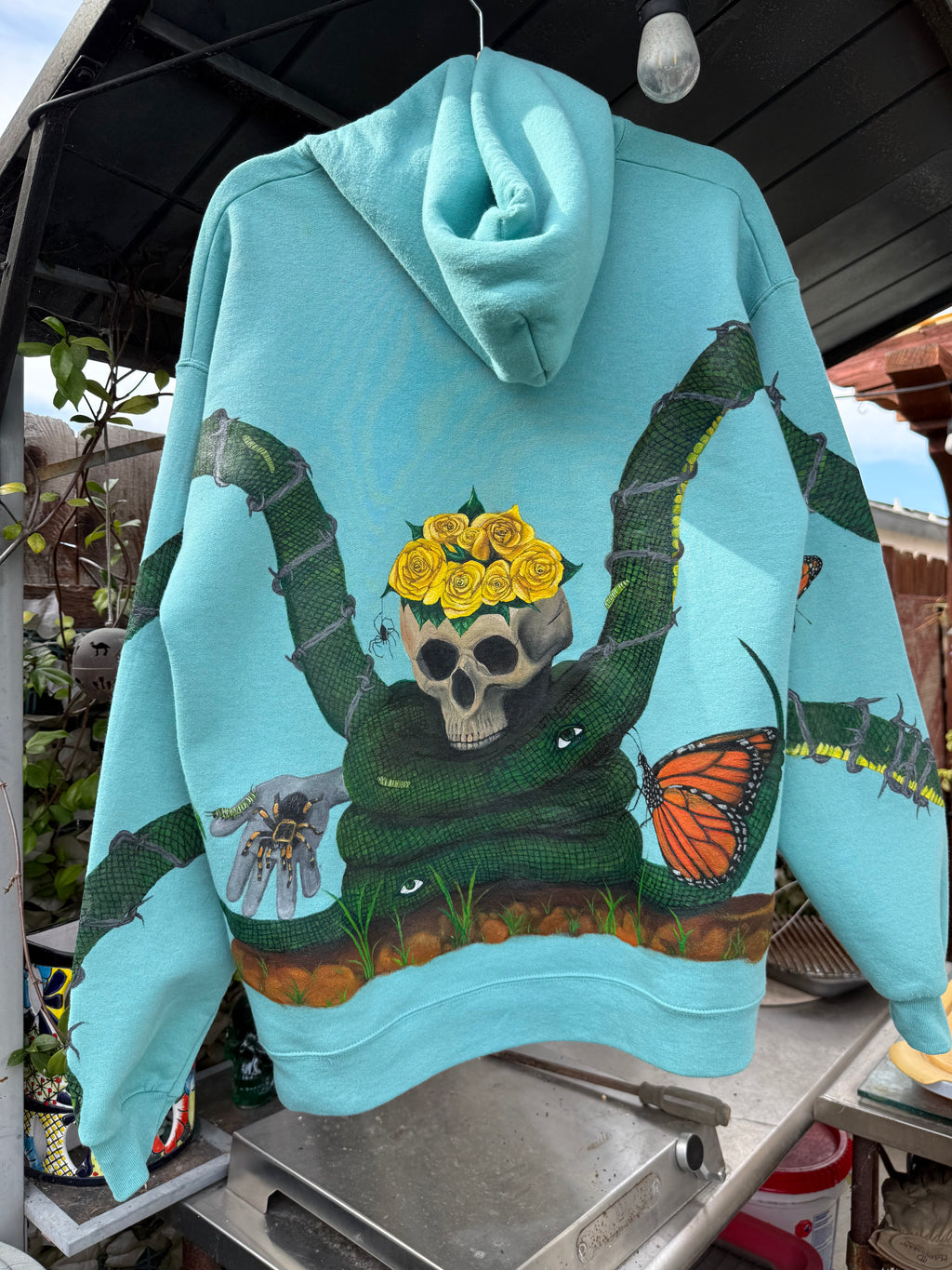 Transformation Original Hand Painted Hoodie