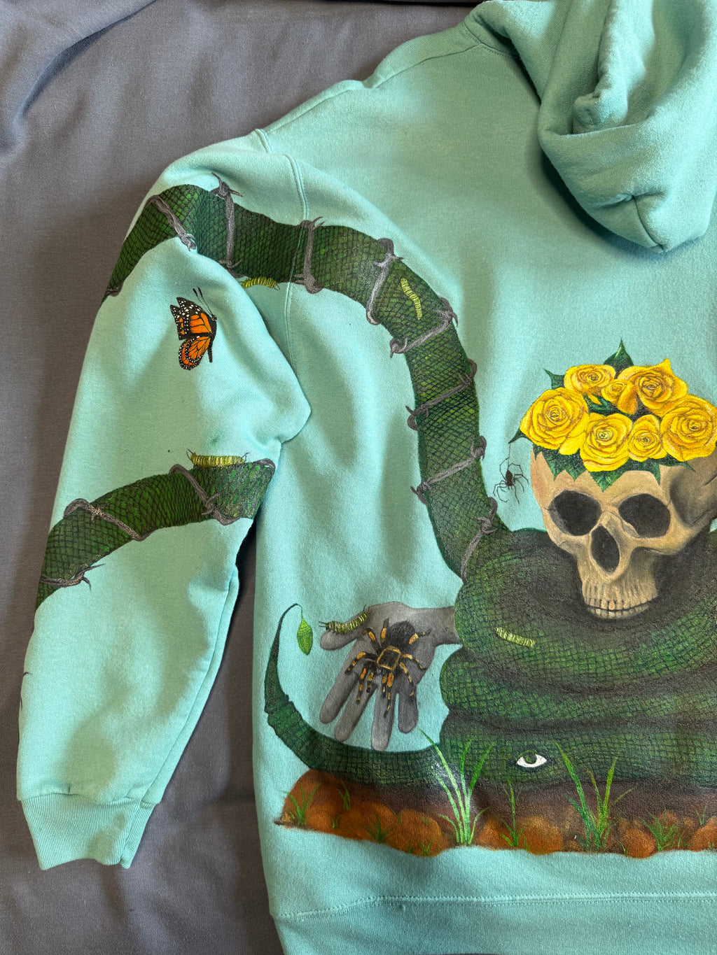 Transformation Original Hand Painted Hoodie