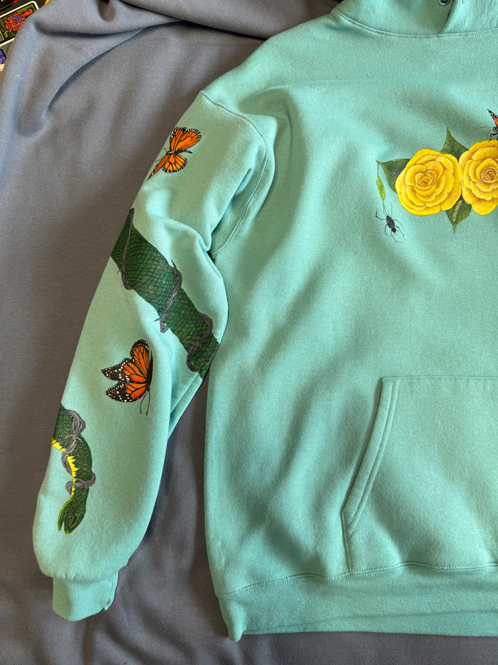 Transformation Original Hand Painted Hoodie