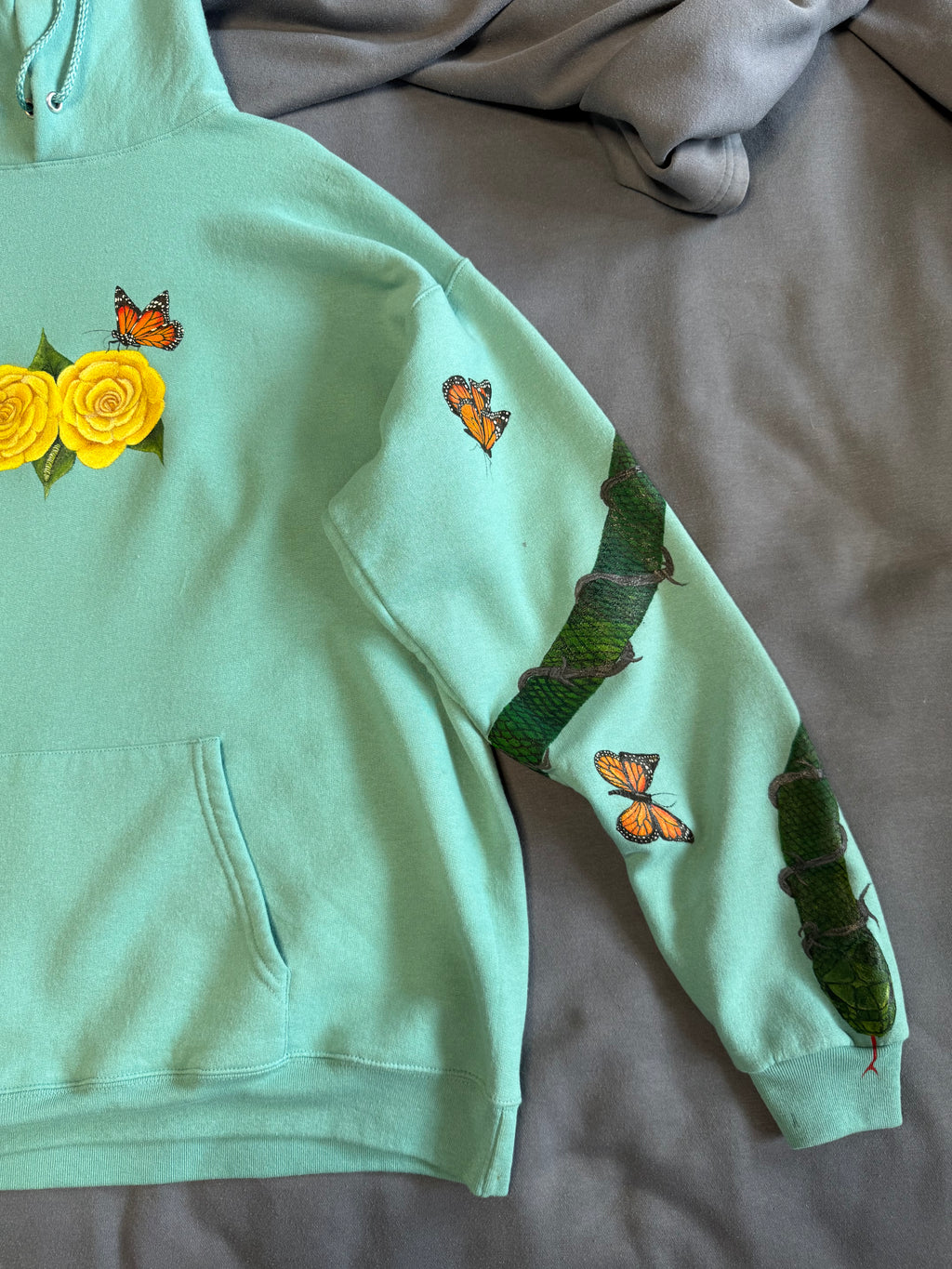 Transformation Original Hand Painted Hoodie