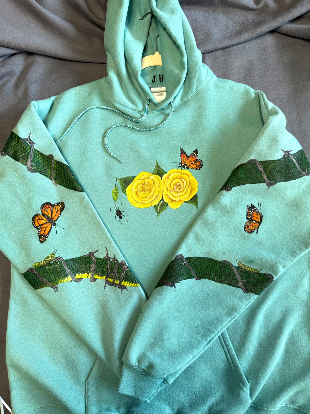 Transformation Original Hand Painted Hoodie